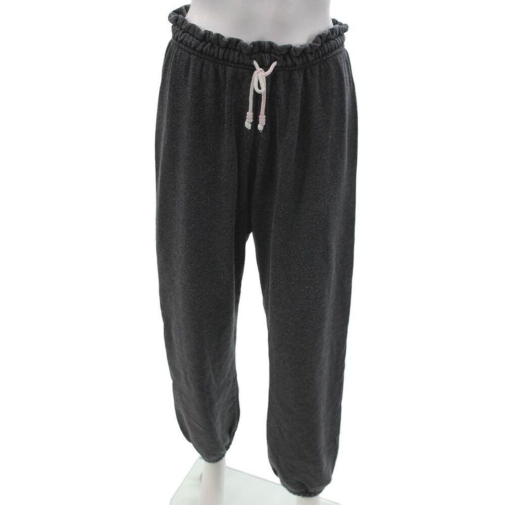Donni Women Jogger Pants Gray Cotton Drawstring Size S